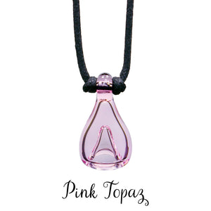 Aromatherapy Jewelry, Gem Tone - Pink Topaz