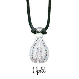 aromatherapy pendant opal frit 