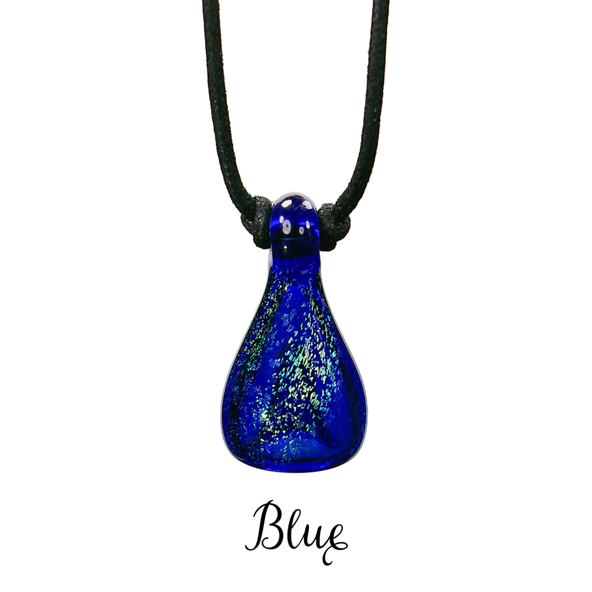 Aromatherapy Jewelry, Dichroic - Blue