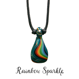 Aromatherapy Jewelry, Stripe - Rainbow Sparkle